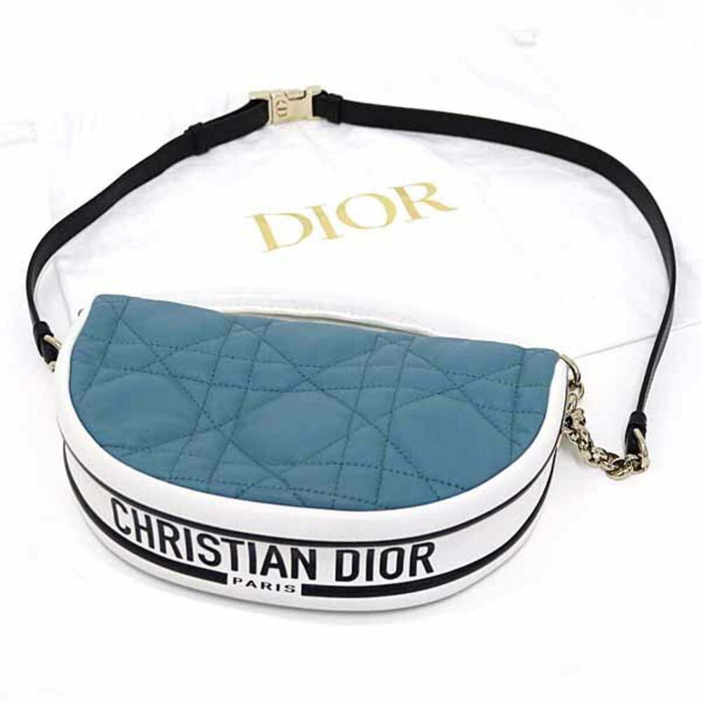 CHRISTIAN DIOR Black Lambskin Leather Shoulder Bag - Picture 2 of 6